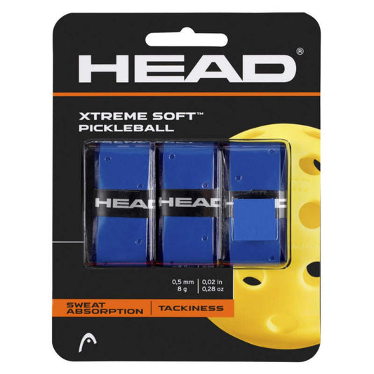 HEAD Xtreme Soft Pickleball Overgrip Pk3 Blue