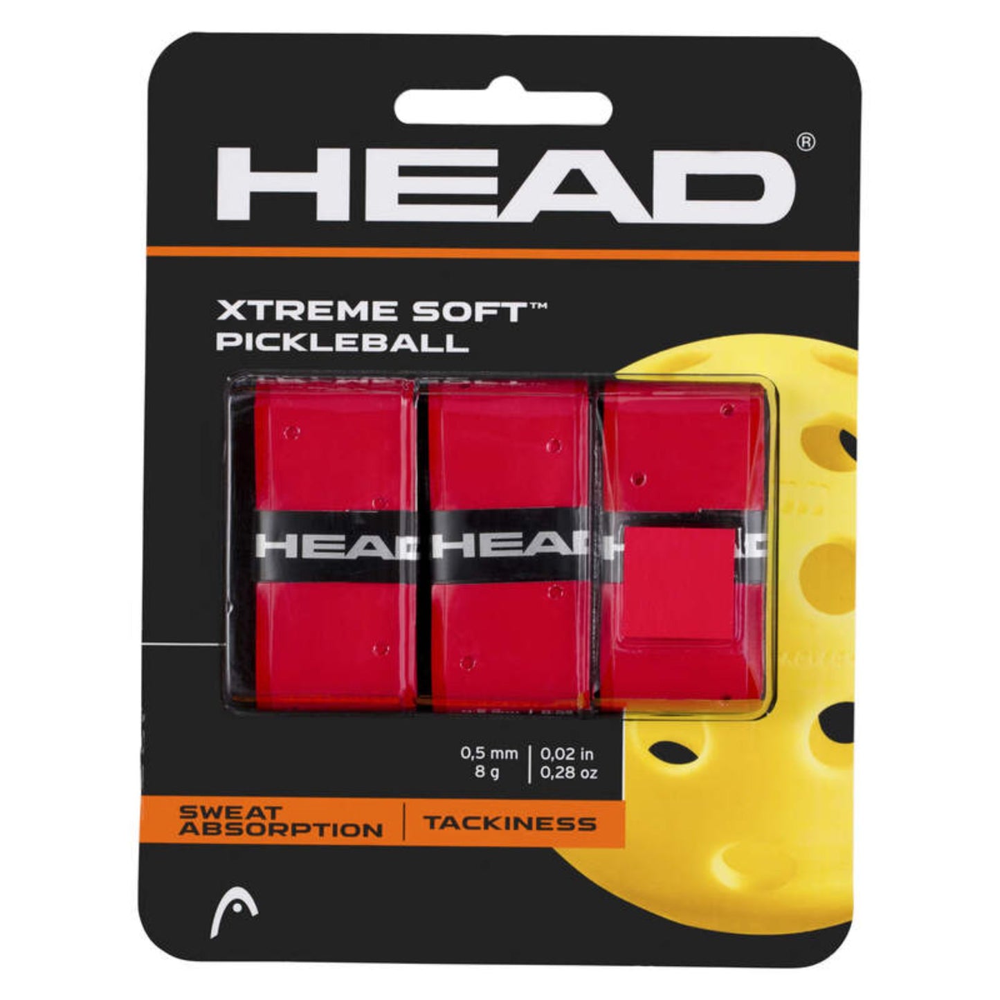 HEAD Xtreme Soft Pickleball Overgrip 3 Pack