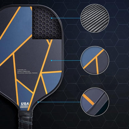 Lightning Pickleball SET 2x Paddles 4x balls