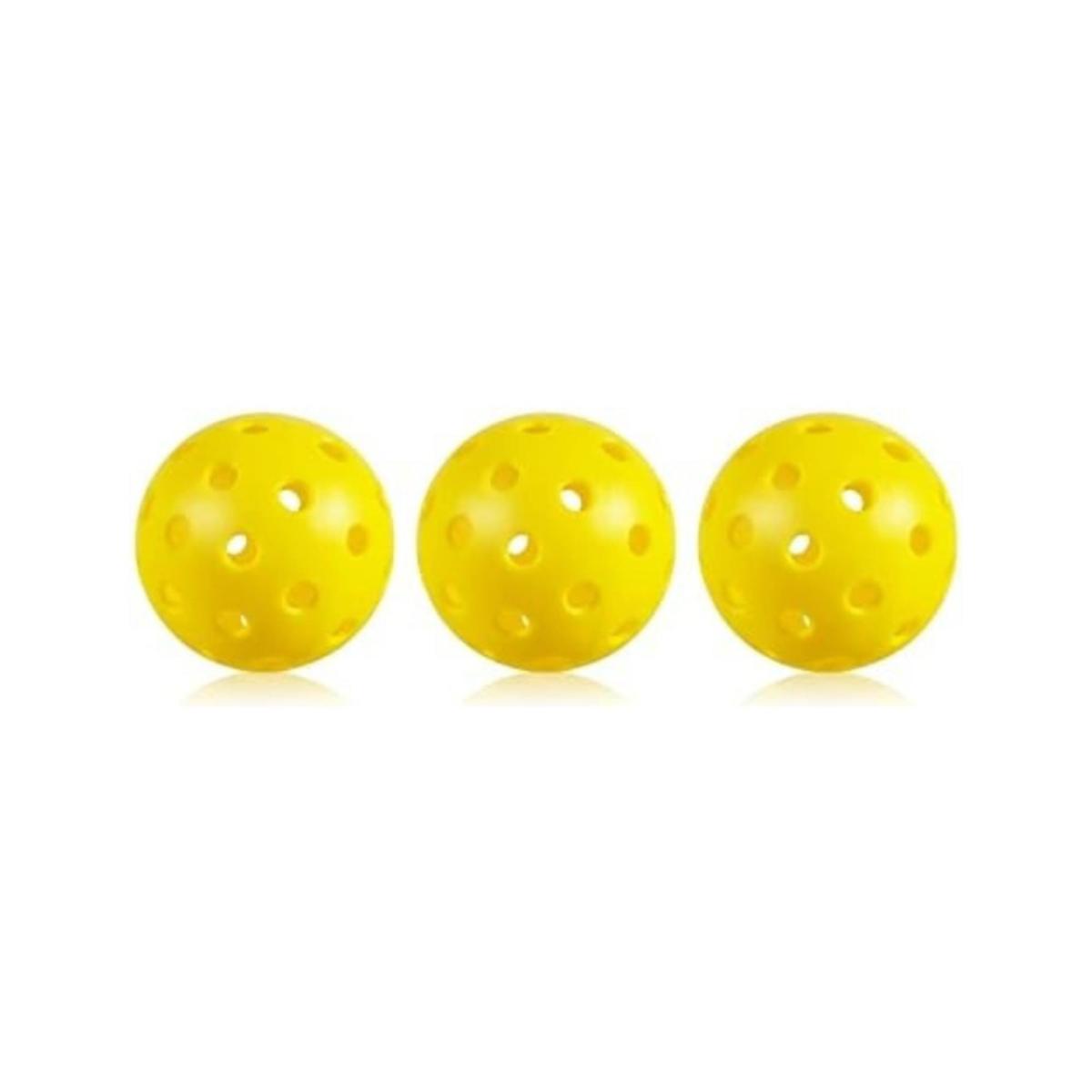 Lightning Indoor 26 Hole Pickleball Yellow 100xPack