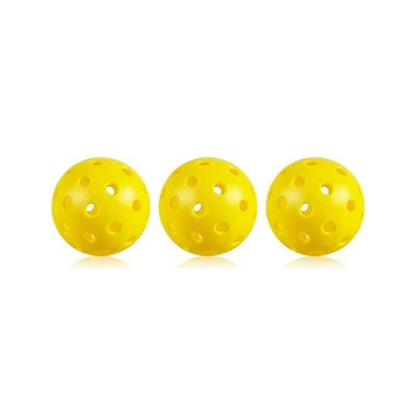 Lightning Indoor 26 Hole Pickleball Yellow 100xPack