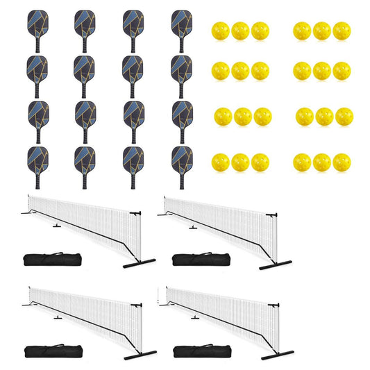 Lightning Pickleball 4 Court 16 Player Kit
