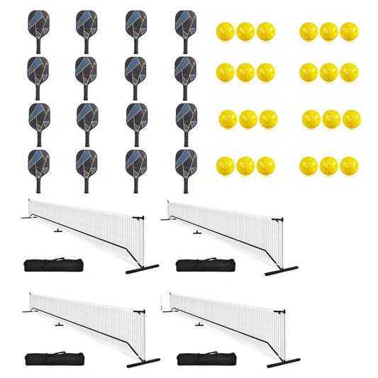 Lightning Pickleball 4 Court 16 Player Kit